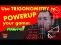 PyGame Using Trigonometry to POWERUP your game