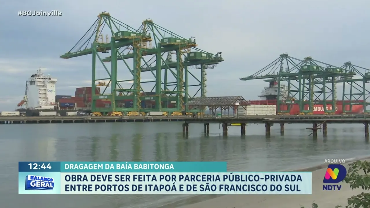 Dragagem da Baía Babitonga deve ser feita por PPP entre portos de Itapoá e de São Francisco do Sul