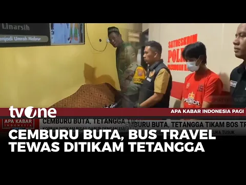 Terbakar Api Cemburu, Bos Travel Tewas Ditikam Tetangga
