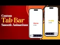 Create a Beautiful Custom Tab Bar in SwiftUI with Smooth Animations