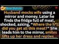 Husband s Mirror Trick Backfires Wife s Reply Is Savage Joke