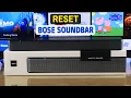 Bose TV Speaker How to Factory Reset Soundbar