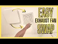 Exhaust Fan Cover Replacement in 5 Minutes or Less