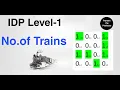 Python IDP Exam Level 1 Question number of trains questions