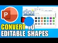 How To Import SVG And Convert To Editable Shapes Without Rasterizing In PowerPoint 2026
