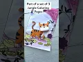 3d Jungle Coloring Pages - Tiger https www redtedart -jungle-animal-coloring-pages