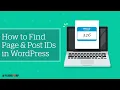 How to Find and Reveal WordPress Page and Post ID