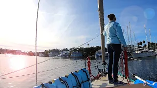 Small Sailboat Slowly Slips Southwardly | Sailboat Story 96