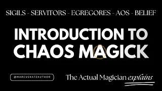How to use Chaos Magick with Sigils & Belief Change Method #occult - Actual Magician Explains Ep11.