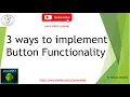 Android Kotlin - 3 Ways to implement Button Functionality