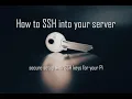 Setup SSH quick and easy for your smart home server Raspberry Pi and more