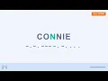 Connie in Morse code
