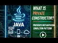 How to Use a Private Constructor in Java java me private Constructor kaise bnaye