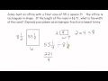 Finding The Unknown Width Of A Rectangle