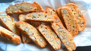 How to make Crisp Italian Almond Biscotti in 3 steps!