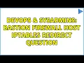 DevOps SysAdmins Bastion Firewall Host ipTables Redirect Question 2 Solutions