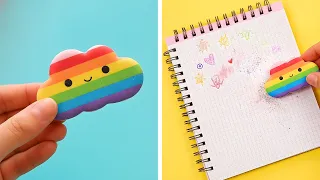 🌈 Đồ thủ công cầu vồng siêu dễ cho mùa tựu trường, ý tưởng DIY đáng yêu ✏️✨