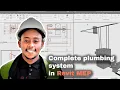 Designing complete plumbing system of a building in Revit MEP Project