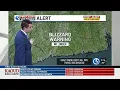 We re in First Alert Weather Day mode due to Blizzard Calvin
