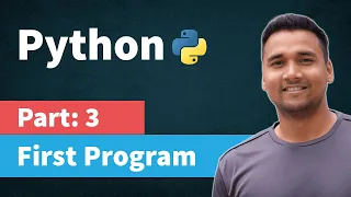 Print function in python First Python Program Part 3 Python Tutorial for Beginners in Hindi