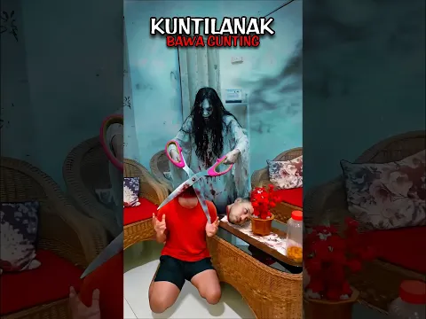 Apa❗Kuntilanak Bawa Gunting❗Begini Cara Buatnya❗#editimg #tutorial