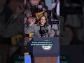 Kamala Harris and Tim Walz rally supporters in Ann Arbor