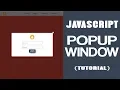 JavaScript Popup window - Popup Login Form