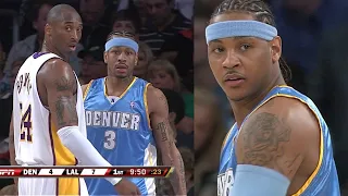 Kobe vs Iverson Melo 2008 1st Round GM1 Full Highlights - 92 Points Combined