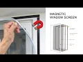 DIY Magnetic Window Screen