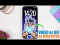 Set or GIF as Lock Screen Wallpaper on iPhone - iOS 26 2