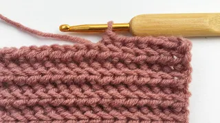 Yarn Over Slip Stitch Back Loop Only YOST BLO 