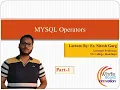 MySql Operators Arithmetic Operators Comparison Operators Part 1