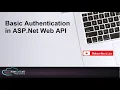 Basic Authentication implementation in ASP Net Web API