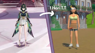 Gw NGEREMAKE game GENSHIN IMPACT dalam waktu 1 HARI!