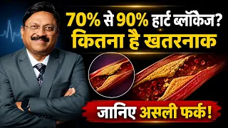 70% से 90% हार्ट ब्लॉकेज? कितना है खतरनाक! जानिए असली फर्क! | Heart Blockage Symptoms | SAAOL