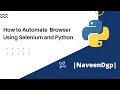 How to automate Chrome using Selenium and Python Tamil Naveendgp