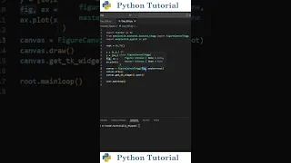 How to Add a Matplotlib Plots to Tkinter Python Tutorial