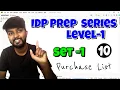 Python IDP Preparation Series Level 1 Set 1 Purchase List explained by shiva prasad m