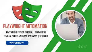 Playwright Python Tutorial Comments Variables Explained for Beginners Free Course Session 2