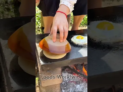 tasty Chinese burger 🍔😋 - Foods Worldwide #shorts