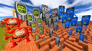 Different Size Nokia Iphone Android Vs Big Monster Tornado Trypophobia In Gmod Episode-37