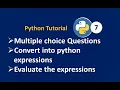 questions python expressions CBSE Computer