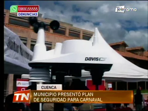 Municipio presentó plan de seguridad para carnaval