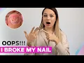 I Broke My Nail Gel Nail Correction