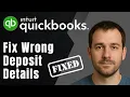 QuickBooks Online How to Fix Wrong Deposit Details 2025 Accounting Bookkeeping Tutorial