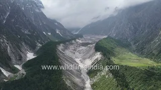 Darma Valley and rugged Himalayan mountains near Baling Village