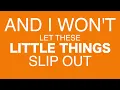 [HD] Ed Sheeran - Little Things (Lyric Video) *Good Audio*