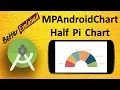 MPAndroidChart Tutorial Better Than Android GraphView 6 - Animated Colorful Half Pie Chart