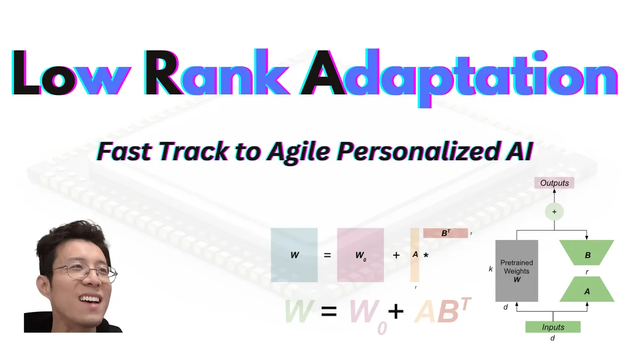 LoRA (Low-Rank Adaptation) Intro By Google Engineer | LLM Parameter-Efficient Fine-Tuning