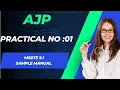 MSBTE 22517-AJP- Practical No 01 WAP to demonstrate the use of AWT components TY Sem5I CM